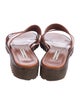 Manolo Blahnik Leather Slides