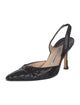 Manolo Blahnik Sequins Sequin Embellishments Slingback Pumps