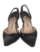 Manolo Blahnik Sequins Sequin Embellishments Slingback Pumps
