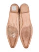 Manolo Blahnik Quilted Pattern Leather Flats