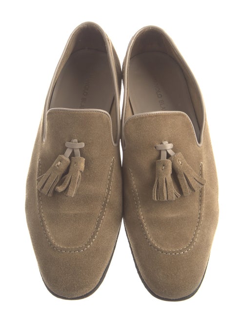Manolo Blahnik Suede Loafers