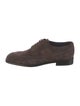 Manolo Blahnik Suede Brogues