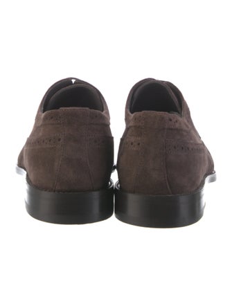 Manolo Blahnik Suede Brogues