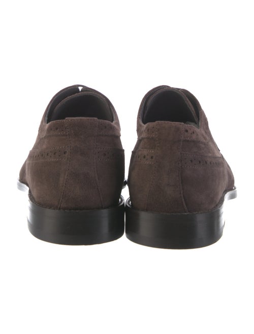 Manolo Blahnik Suede Brogues