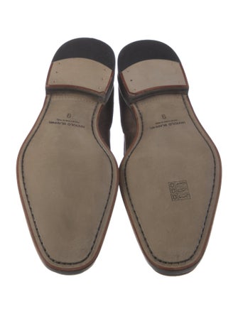 Manolo Blahnik Suede Brogues