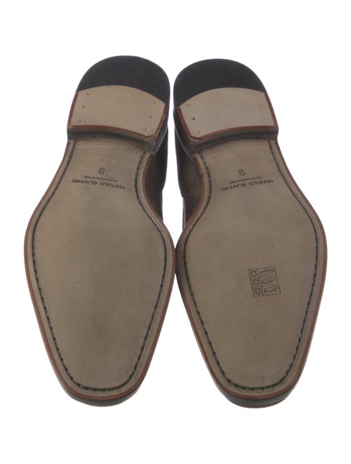 Manolo Blahnik Suede Brogues