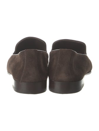 Manolo Blahnik Suede Loafers