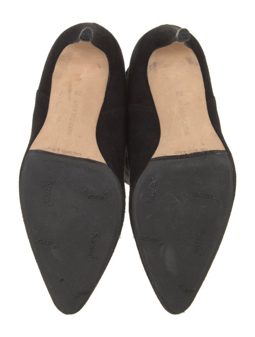Manolo Blahnik Suede Slouch Boots