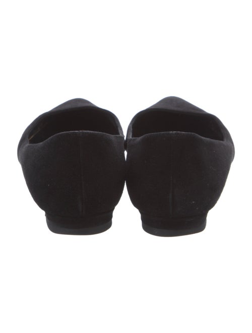 Manolo Blahnik Suede Flats