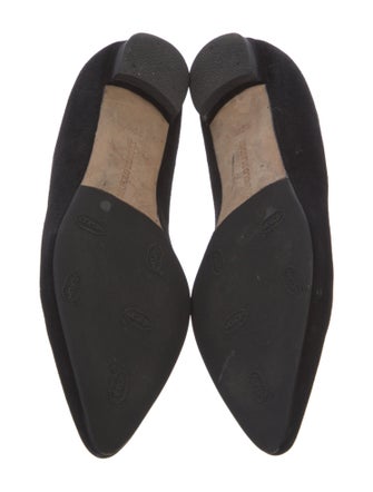 Manolo Blahnik Suede Flats
