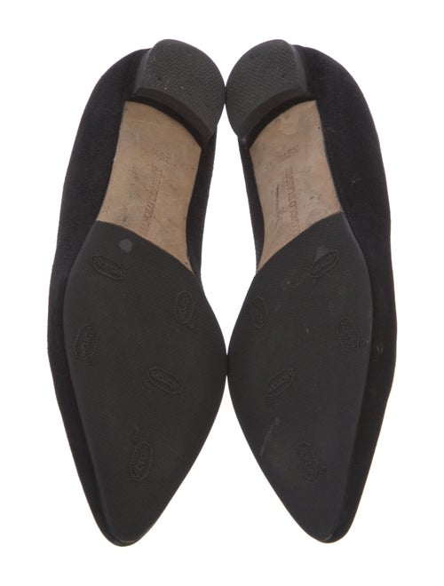 Manolo Blahnik Suede Flats