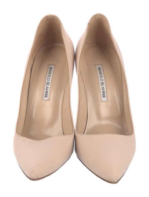 Manolo Blahnik Canvas Pumps