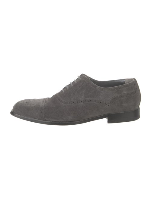 Manolo Blahnik Suede Brogues