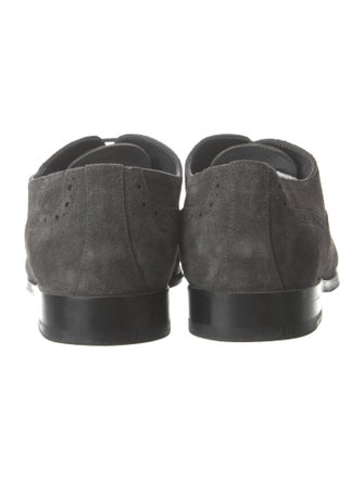 Manolo Blahnik Suede Brogues