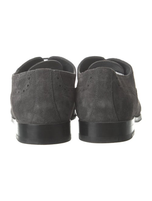 Manolo Blahnik Suede Brogues