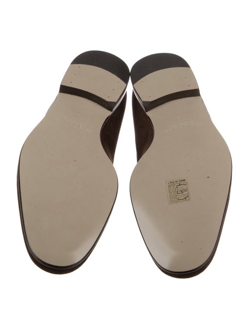 Manolo Blahnik Suede Loafers