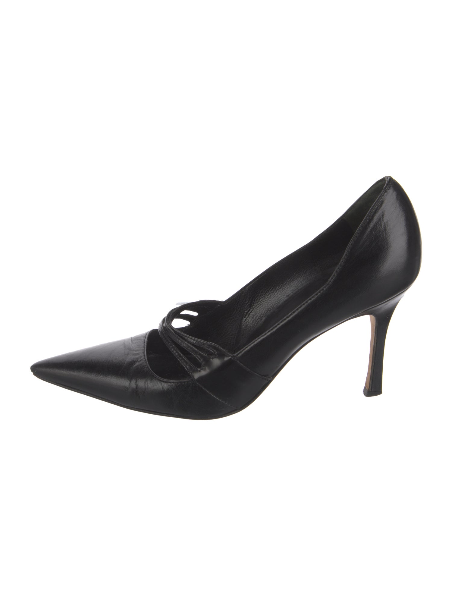 Manolo Blahnik Leather Pumps
