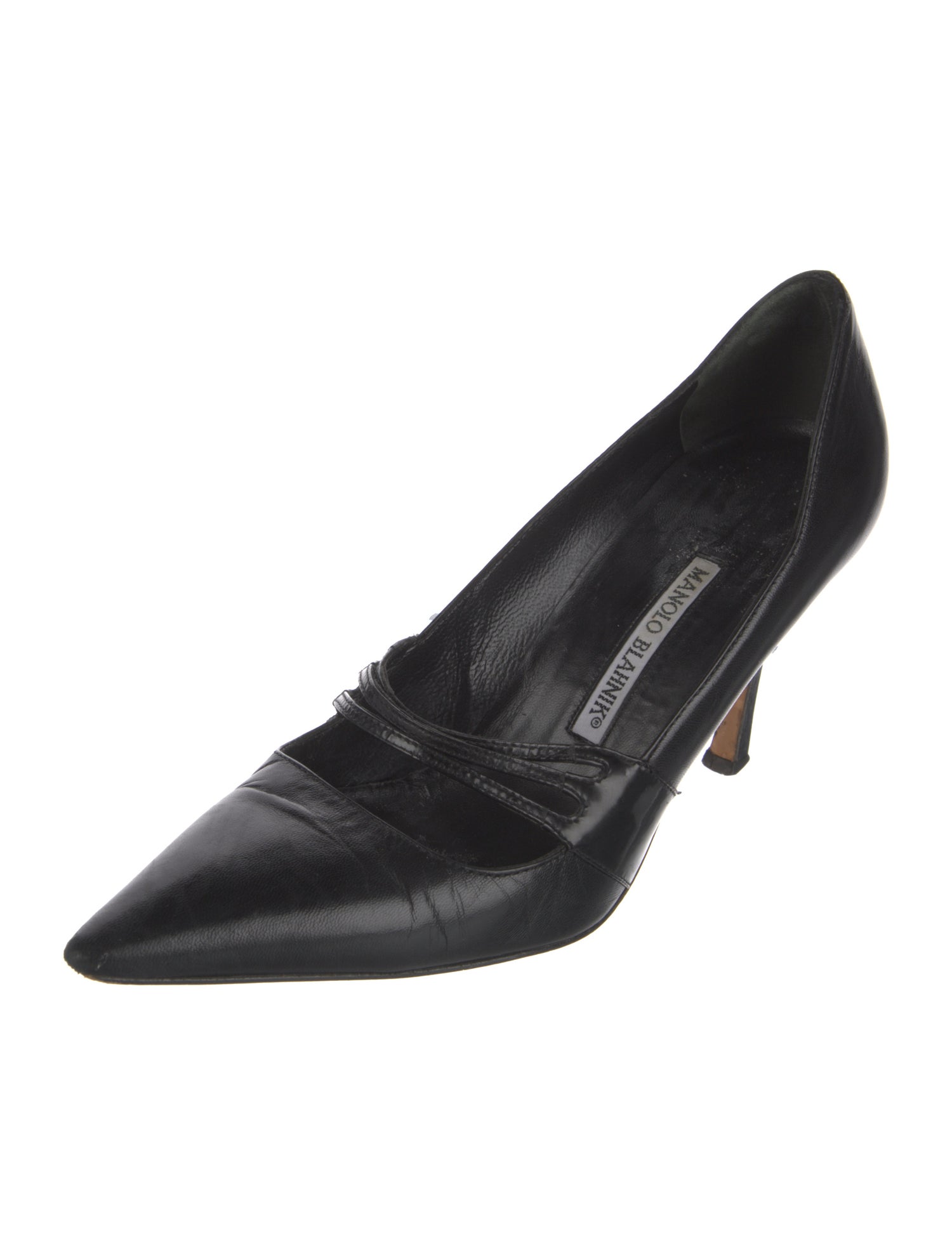 Manolo Blahnik Leather Pumps