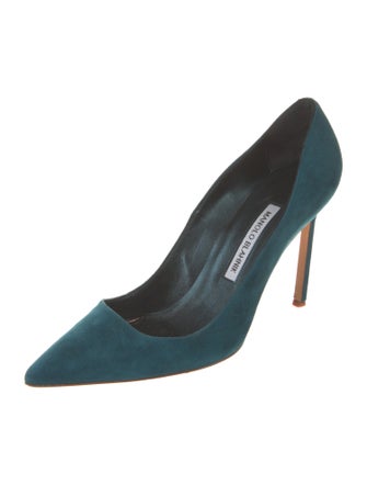 Manolo Blahnik Suede Pumps