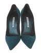 Manolo Blahnik Suede Pumps