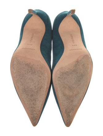Manolo Blahnik Suede Pumps