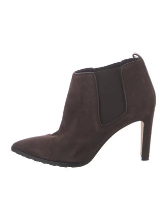Manolo Blahnik Suede Chelsea Boots