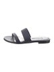 Manolo Blahnik Leather Slides