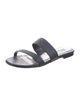 Manolo Blahnik Leather Slides
