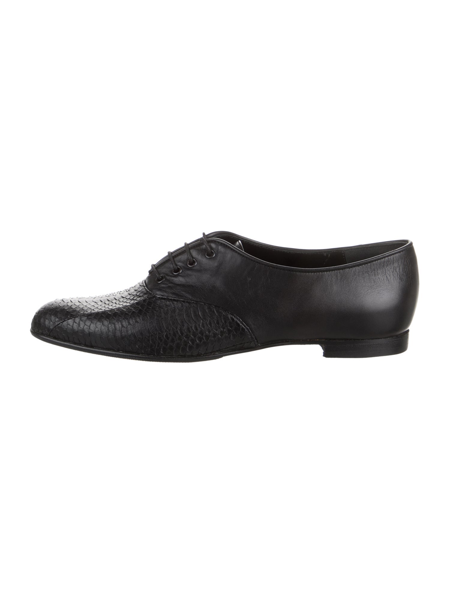 Manolo Blahnik Leather Oxfords