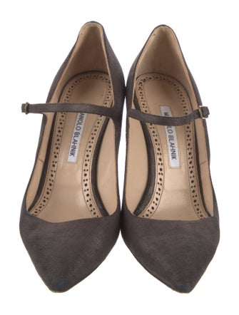 Manolo Blahnik Suede Pumps