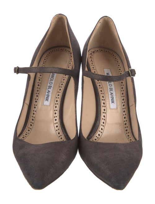 Manolo Blahnik Suede Pumps