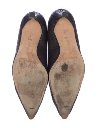 Manolo Blahnik Leather Pumps