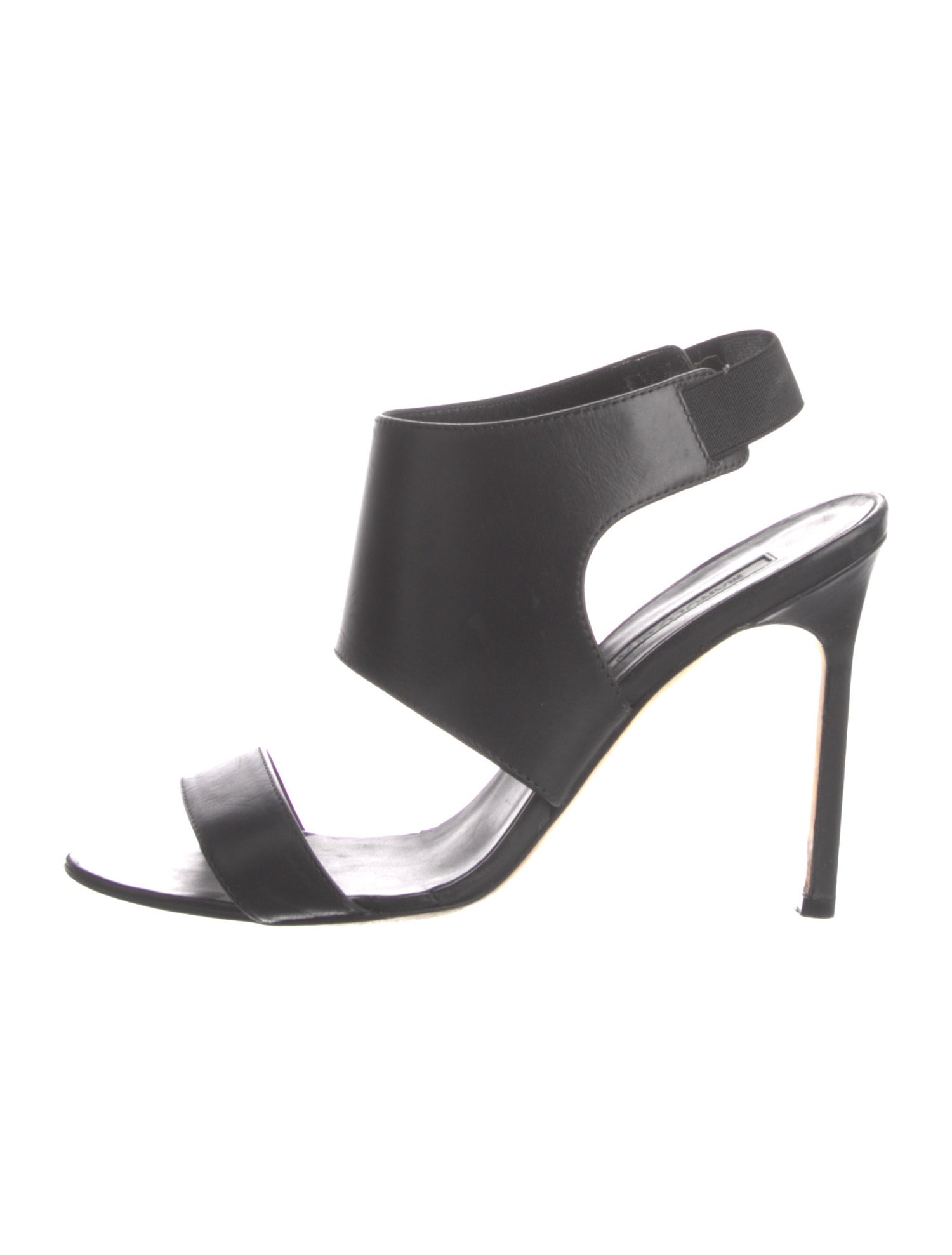 Manolo Blahnik Leather Slingback Sandals