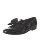 Manolo Blahnik Patent Leather Bow Accents Loafers