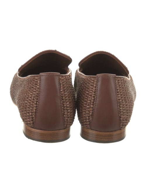 Manolo Blahnik Pitakara Straw Slippers