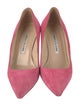 Manolo Blahnik Suede Pumps