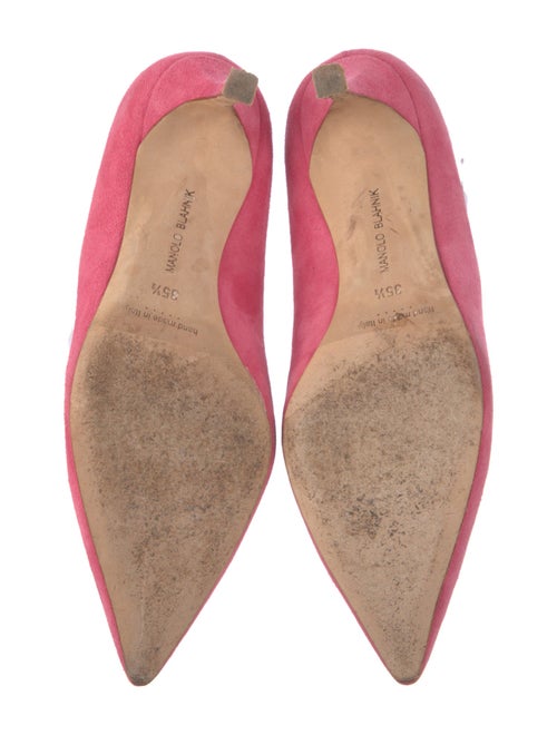 Manolo Blahnik Suede Pumps