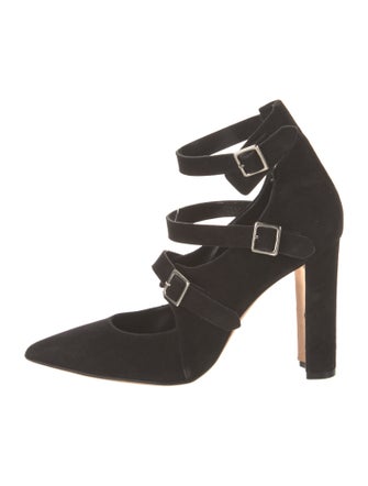 Manolo Blahnik Suede Pumps
