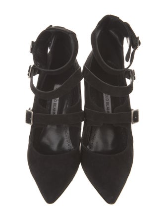 Manolo Blahnik Suede Pumps