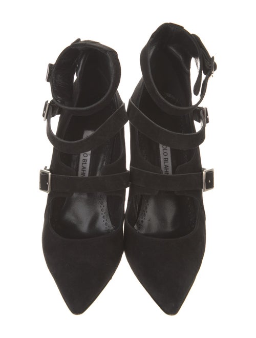 Manolo Blahnik Suede Pumps