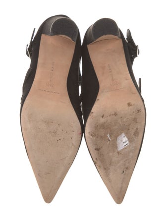 Manolo Blahnik Suede Pumps