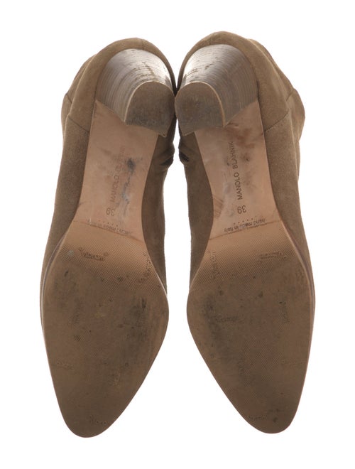 Manolo Blahnik Suede Boots