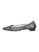 Manolo Blahnik Lace Lace Pattern Flats