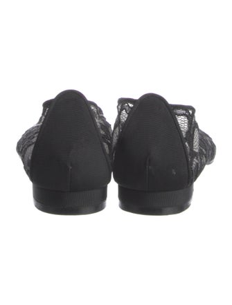 Manolo Blahnik Lace Lace Pattern Flats