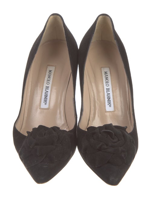 Manolo Blahnik Suede Pumps
