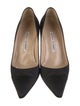 Manolo Blahnik Satin Pumps