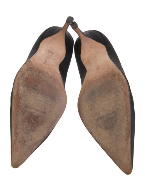 Manolo Blahnik Satin Pumps