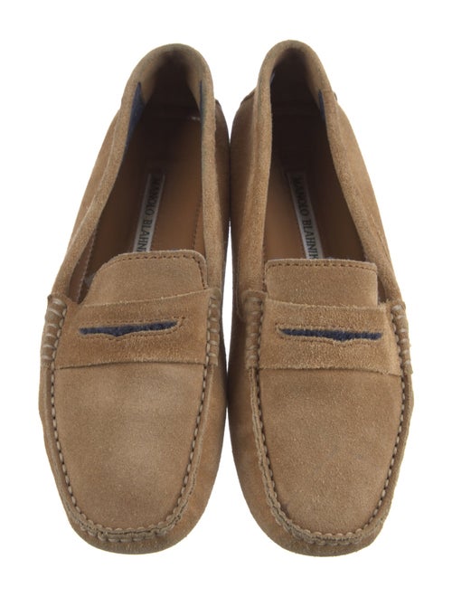 Manolo Blahnik Suede Loafers