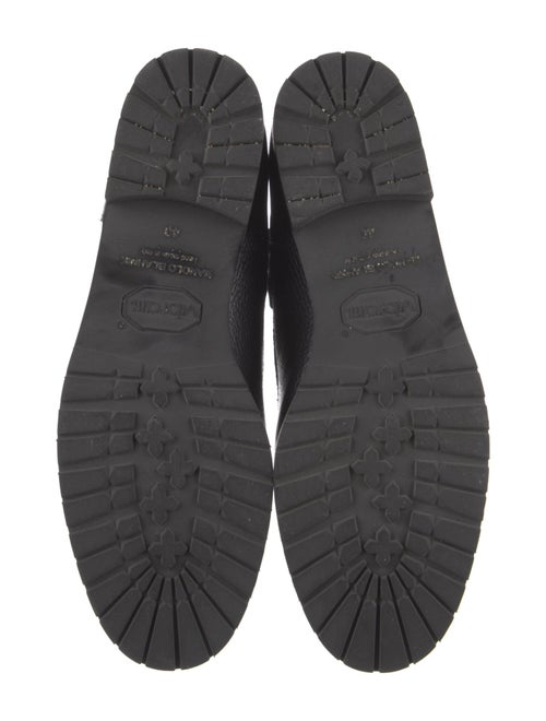 Manolo Blahnik Leather Combat Boots