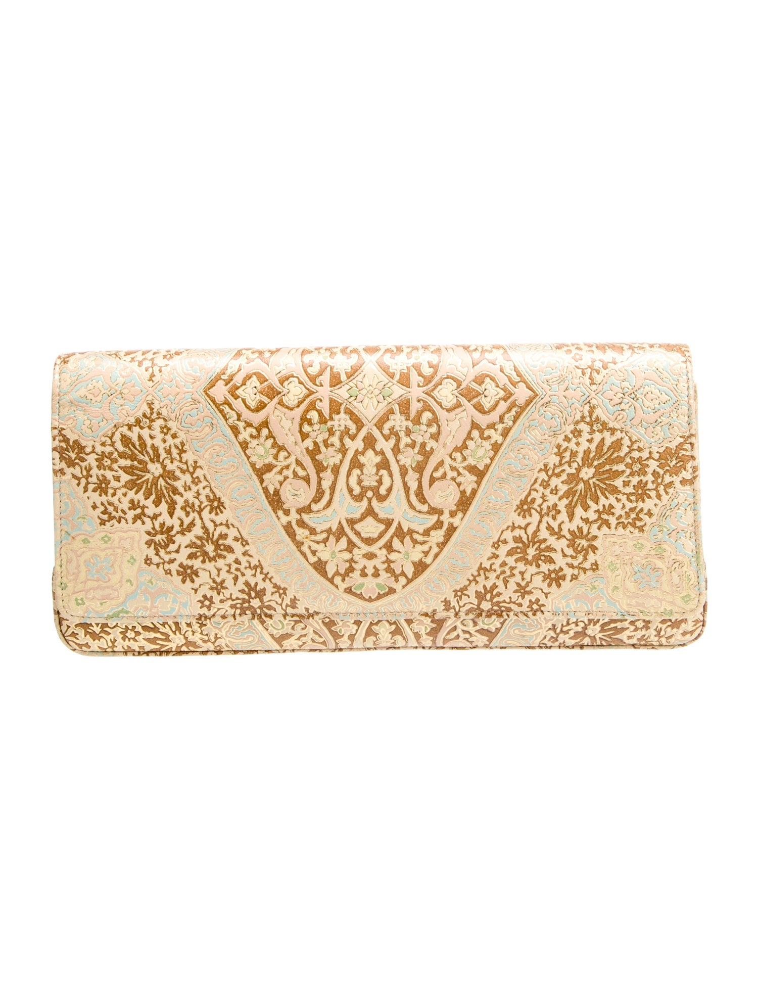 Manolo Blahnik Leather Clutch